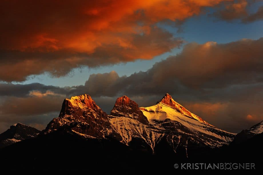 Sunset Over Canmore Kristian Bogner Photography Blog